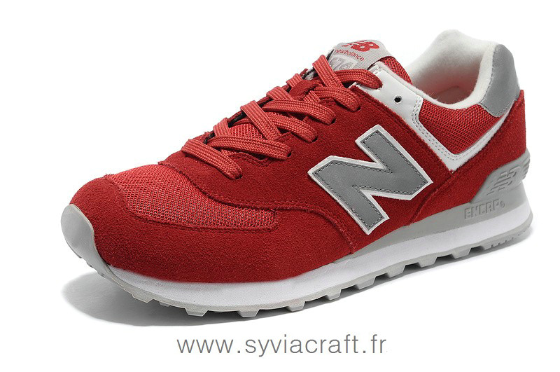 new balance 574 rouge et gris